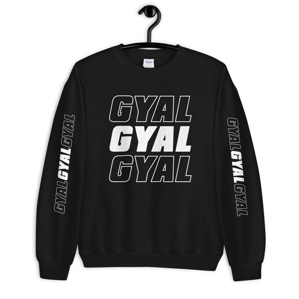 Say It 3x Gyal Minimal Branded Sweatshirt - Basics