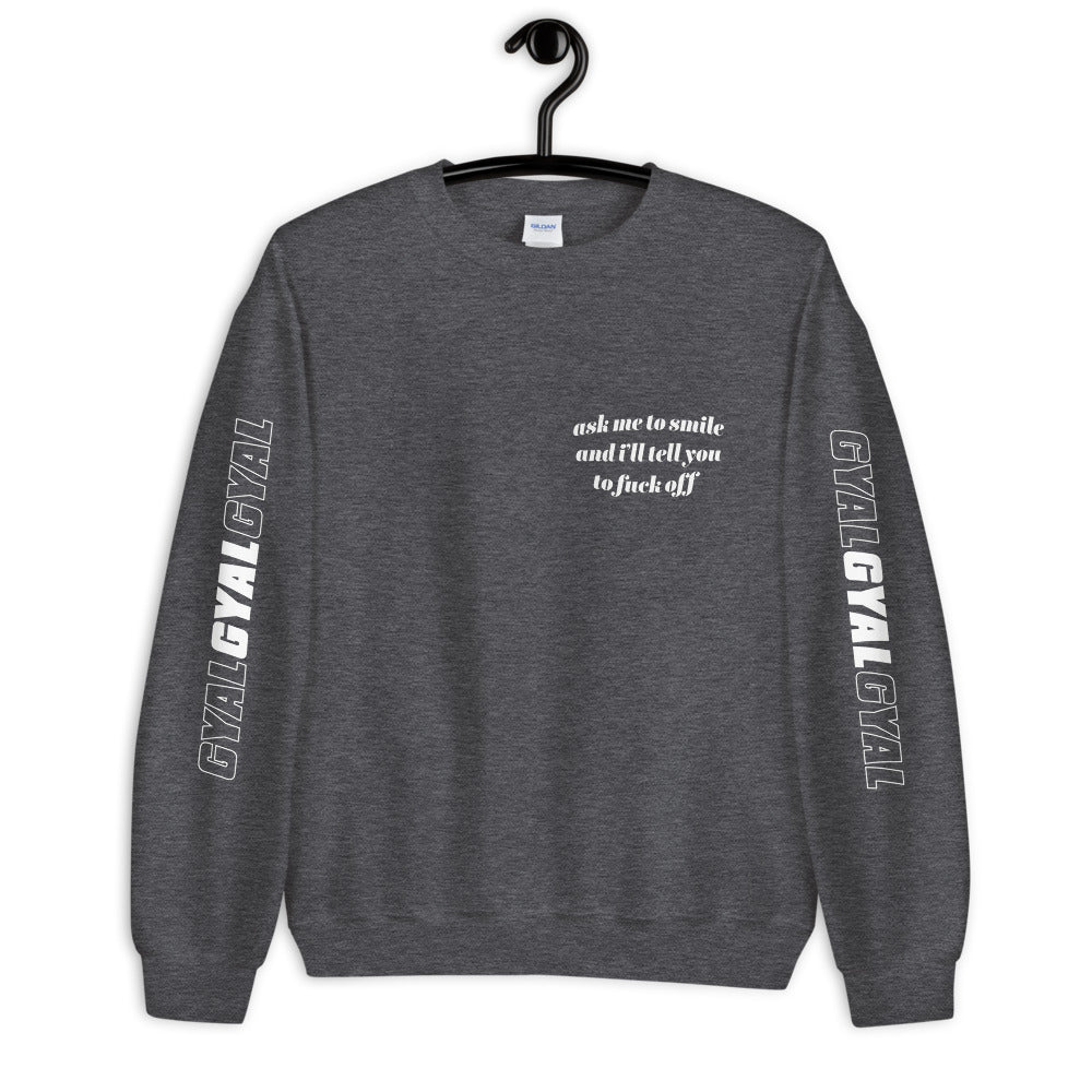 Smile Minimal Branded Sweatshirt - Basics