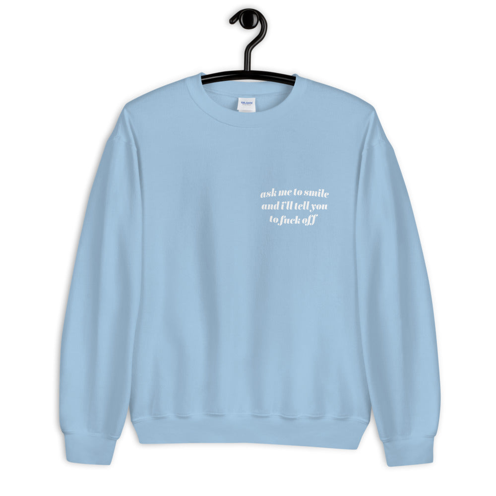 Smile Minimal Sweatshirt - Colors