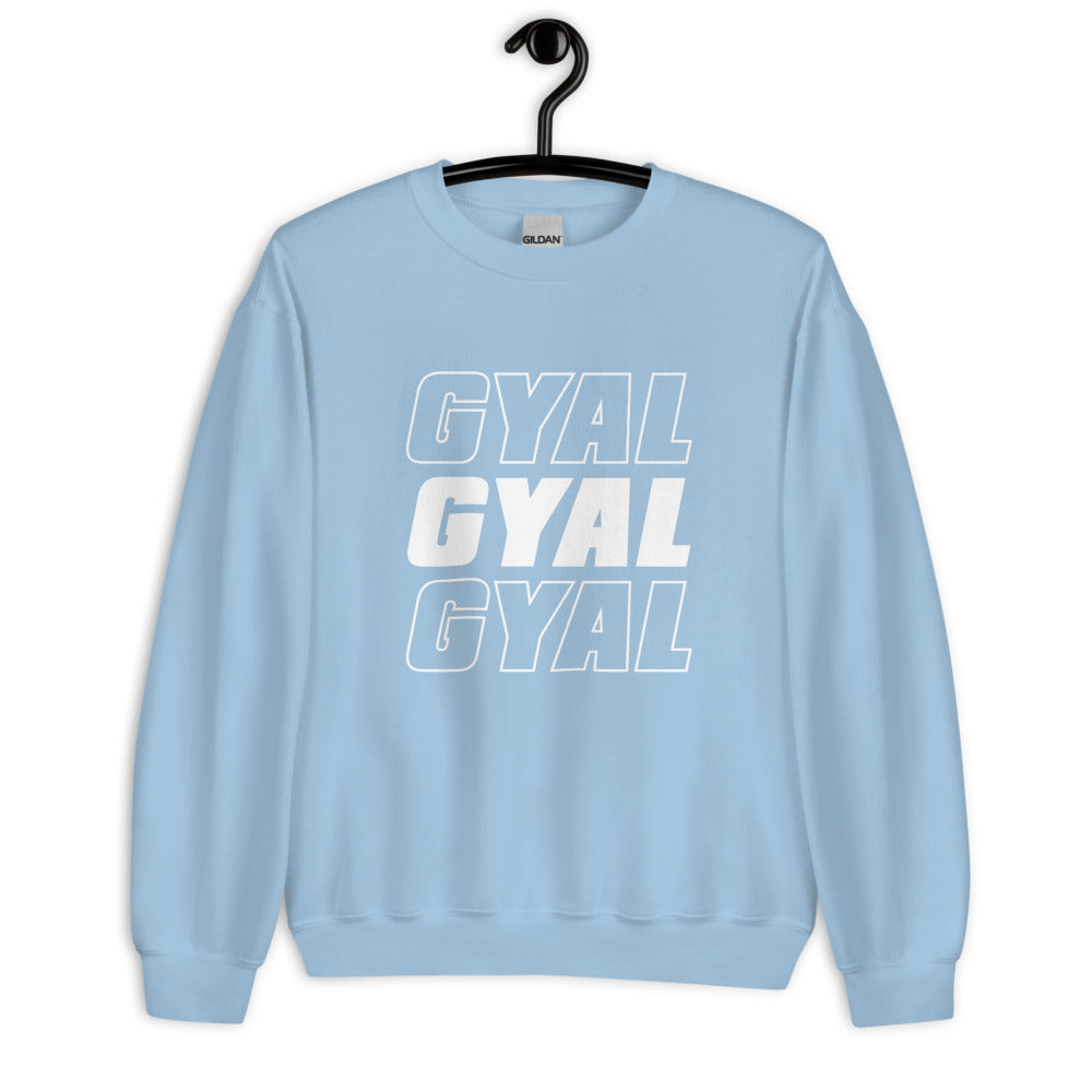 Say It 3x Gyal Minimal Sweatshirt - Colors