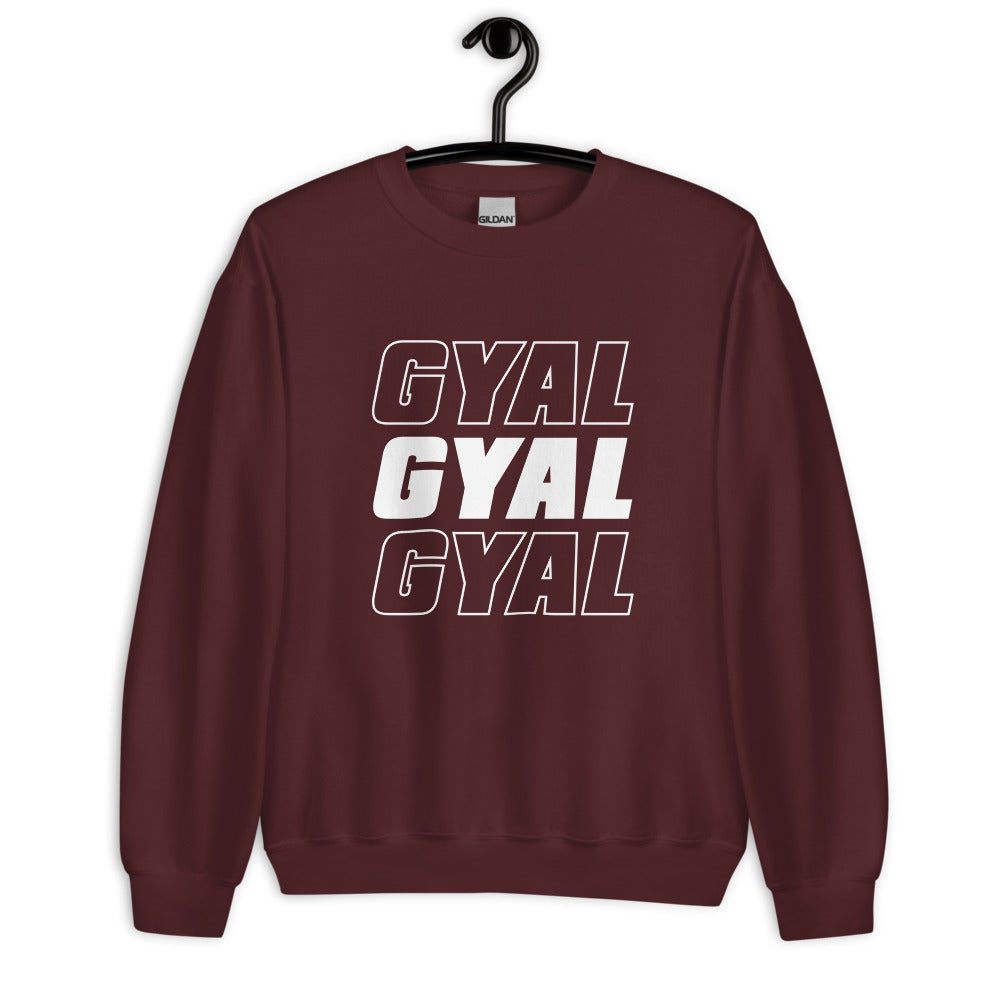 Say It 3x Gyal Minimal Sweatshirt - Colors