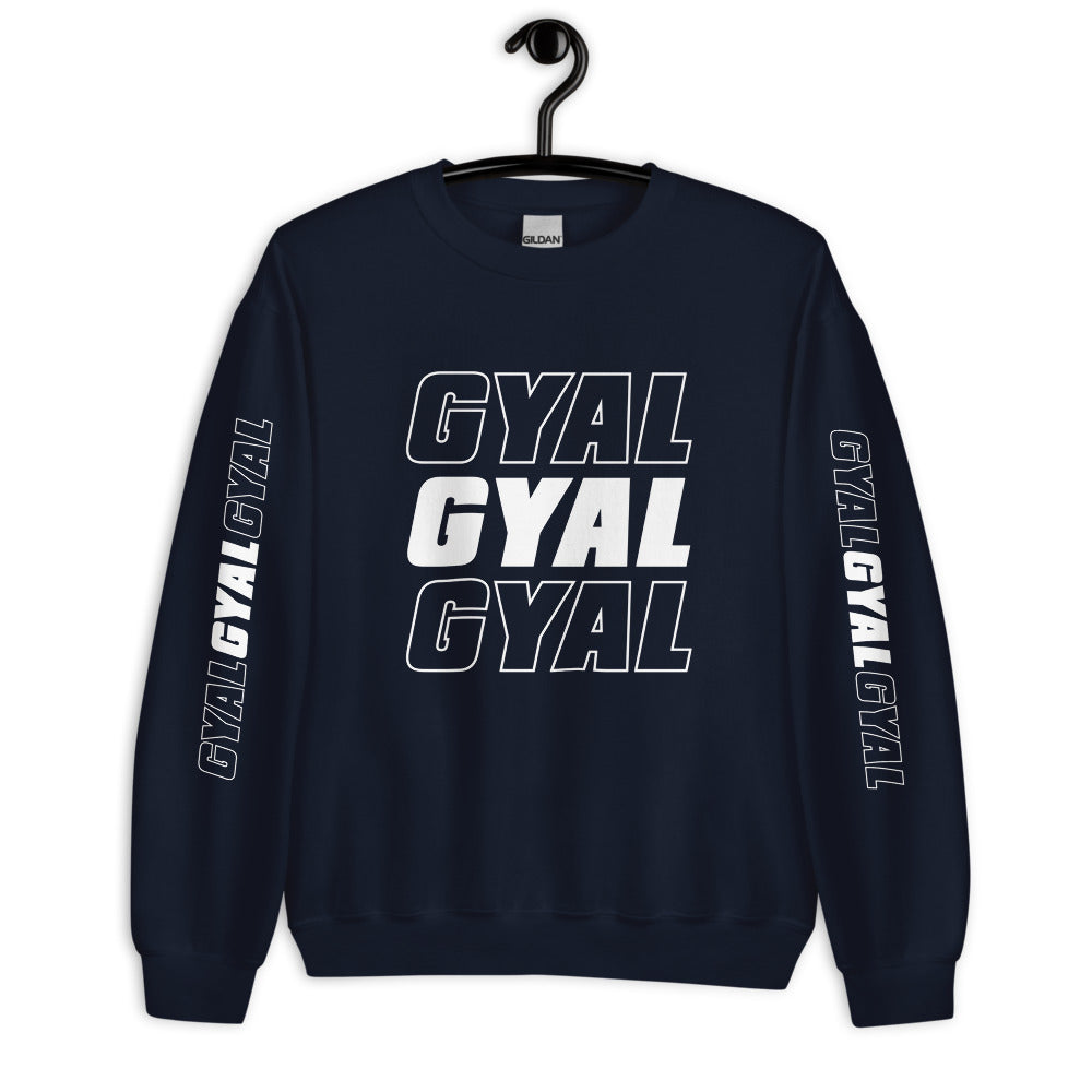 Say It 3x Gyal Minimal Branded Sweatshirt - Colors