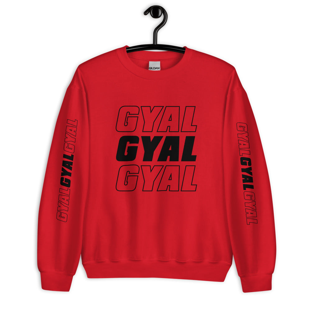 Say It 3x Gyal Minimal Branded Sweatshirt - Colors