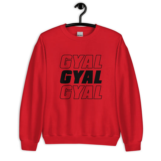 Say It 3x Gyal Minimal Sweatshirt - Colors