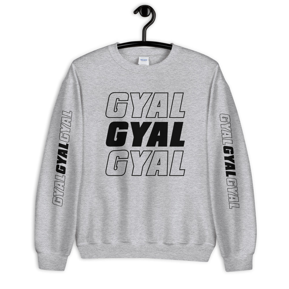 Say It 3x Gyal Minimal Branded Sweatshirt - Basics