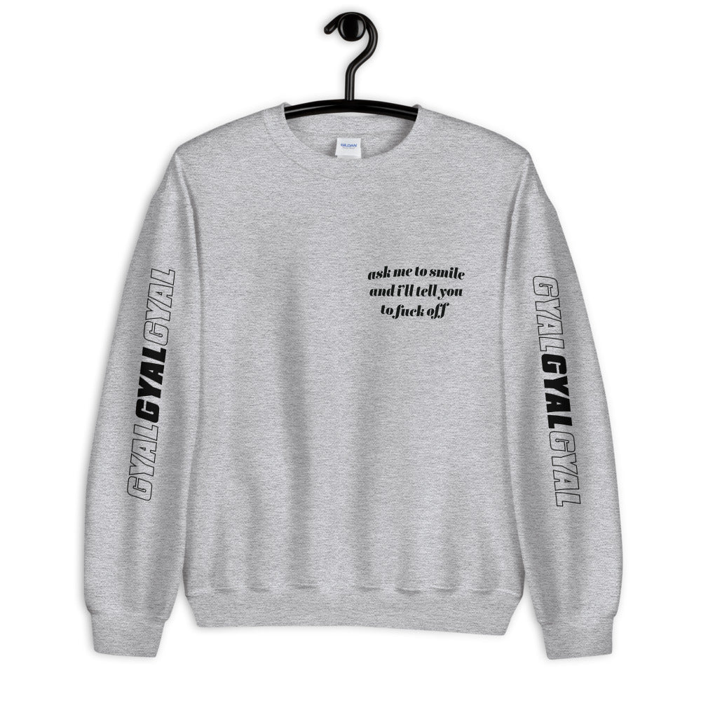 Smile Minimal Branded Sweatshirt - Basics