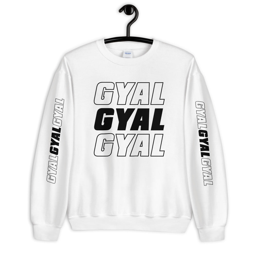 Say It 3x Gyal Minimal Branded Sweatshirt - Basics