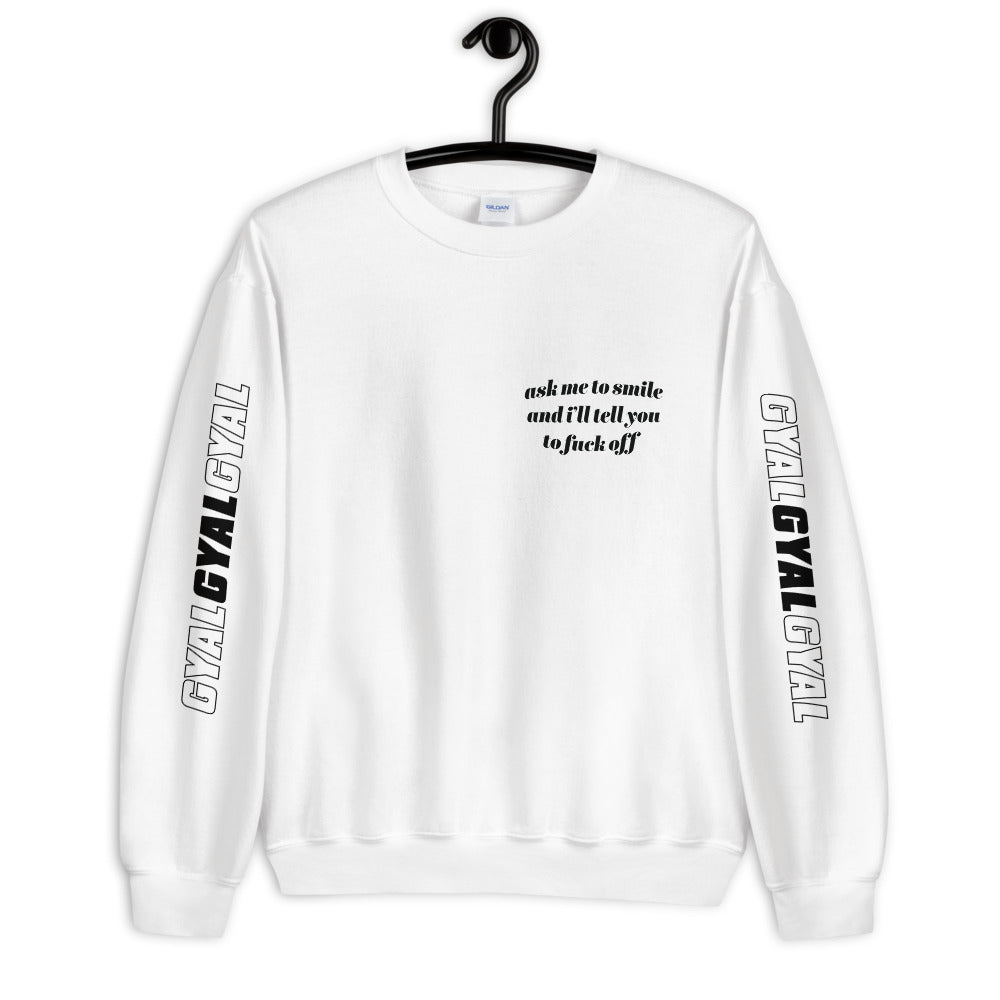 Smile Minimal Branded Sweatshirt - Basics