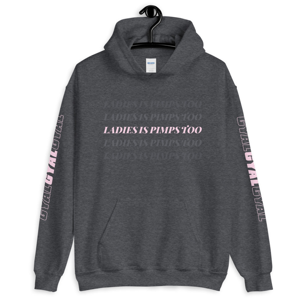 Ladies Is Pimps Too Chromatic Branded Hoodie - Colors