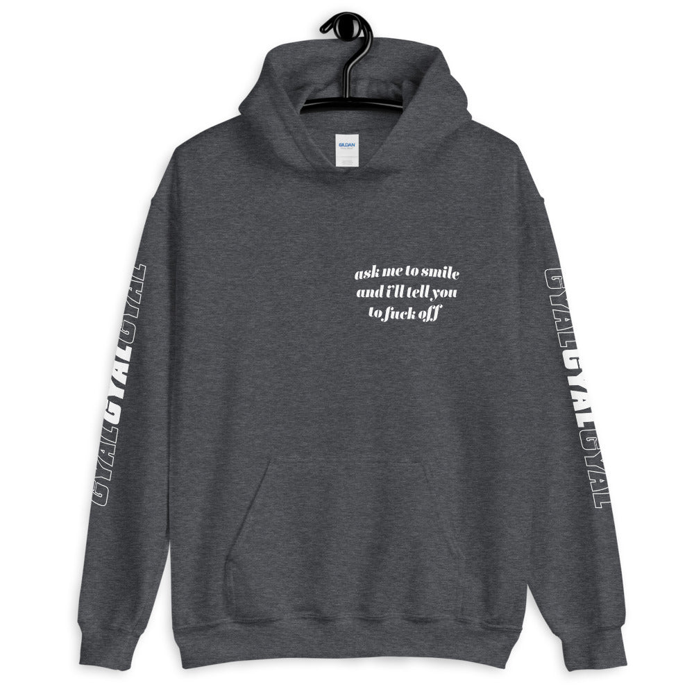 Smile Minimal Branded Hoodie - Basics