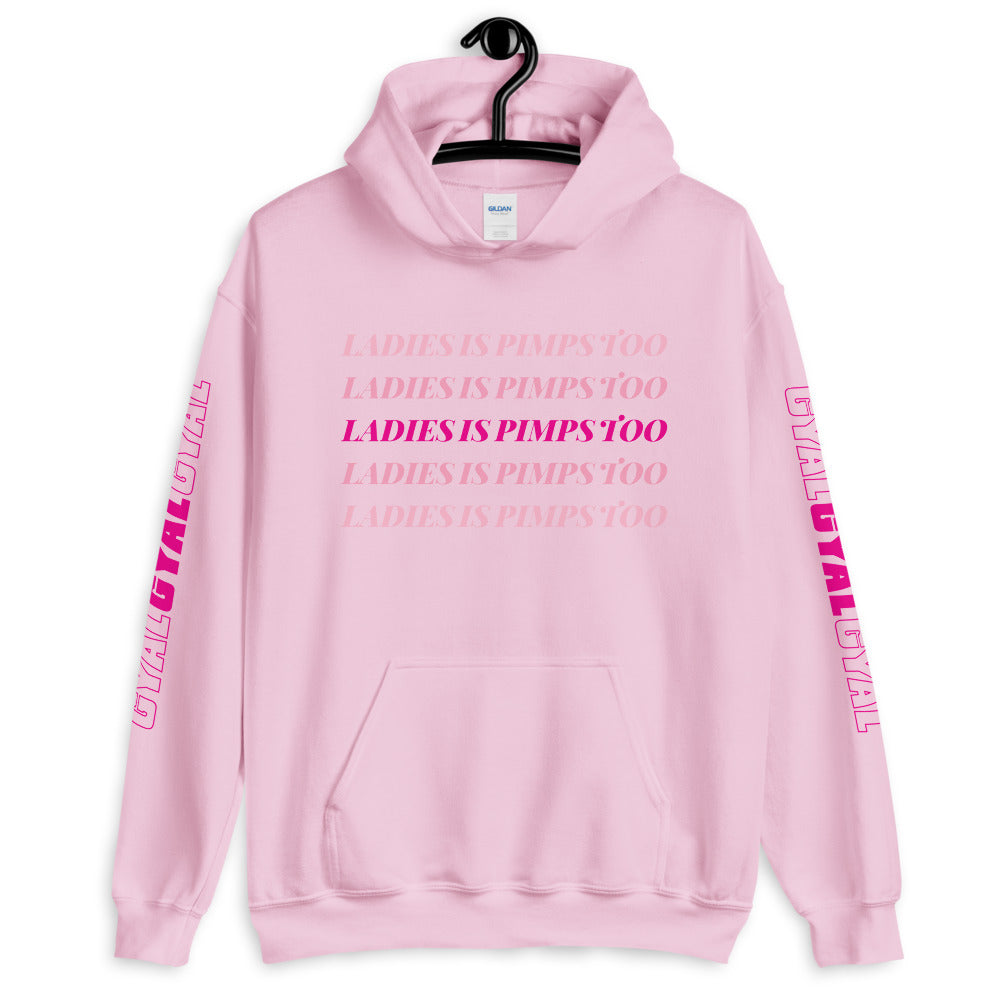 Ladies Is Pimps Too Chromatic Branded Hoodie - Colors