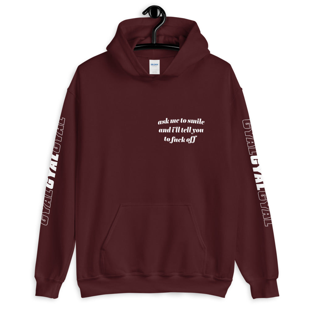 Smile Minimal Branded Hoodie - Colors