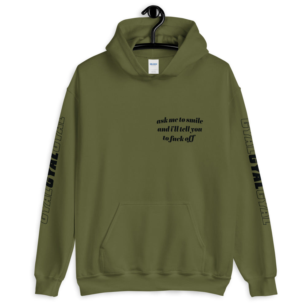 Smile Minimal Branded Hoodie - Colors