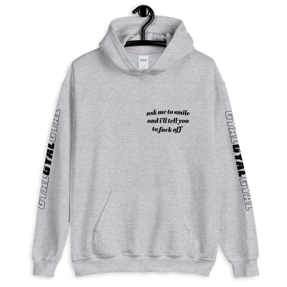 Smile Minimal Branded Hoodie - Basics