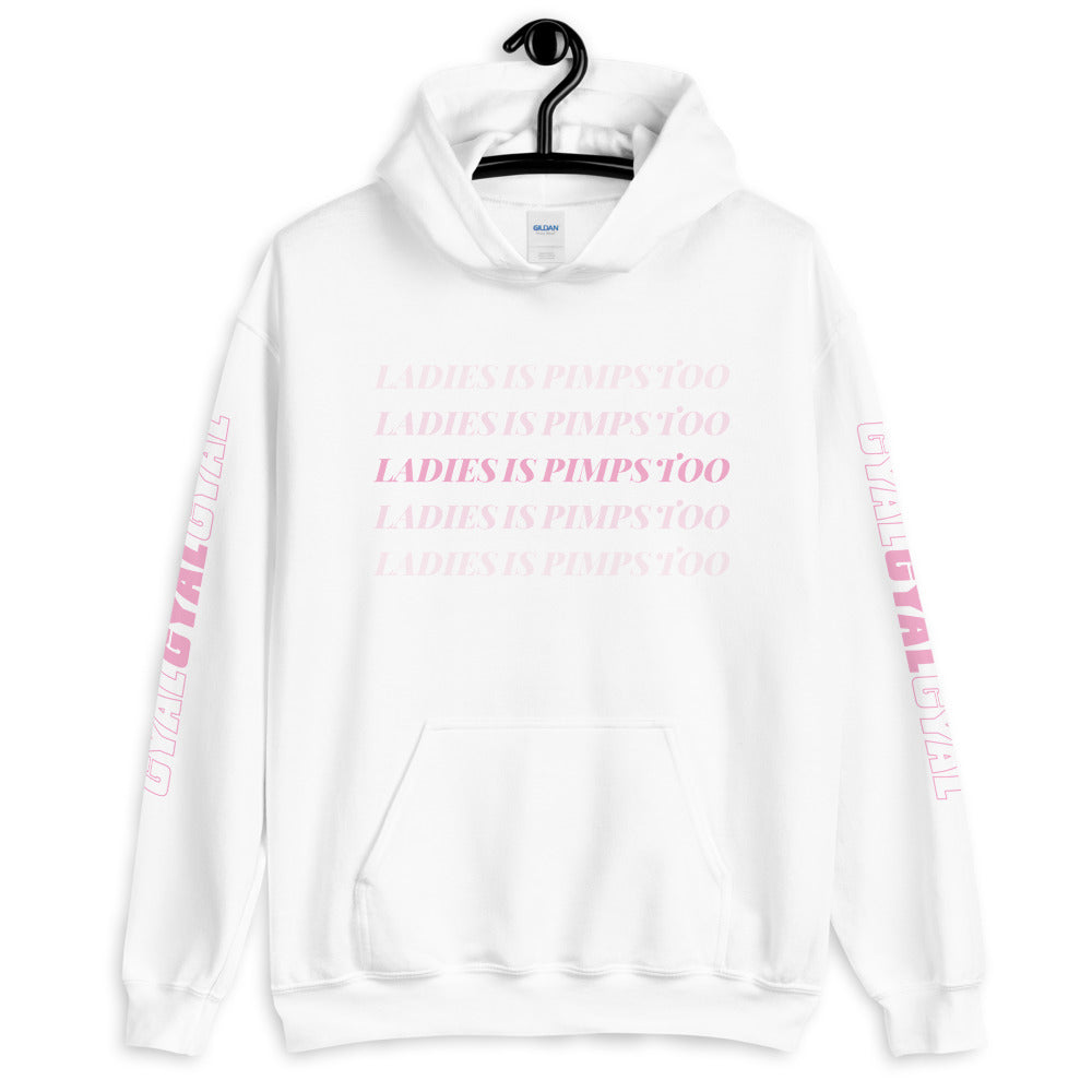 Ladies Is Pimps Too Chromatic Branded Hoodie - Colors