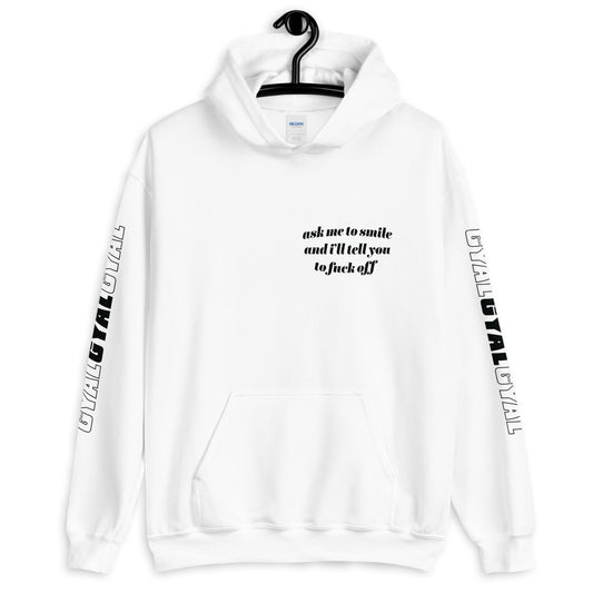 Smile Minimal Branded Hoodie - Basics