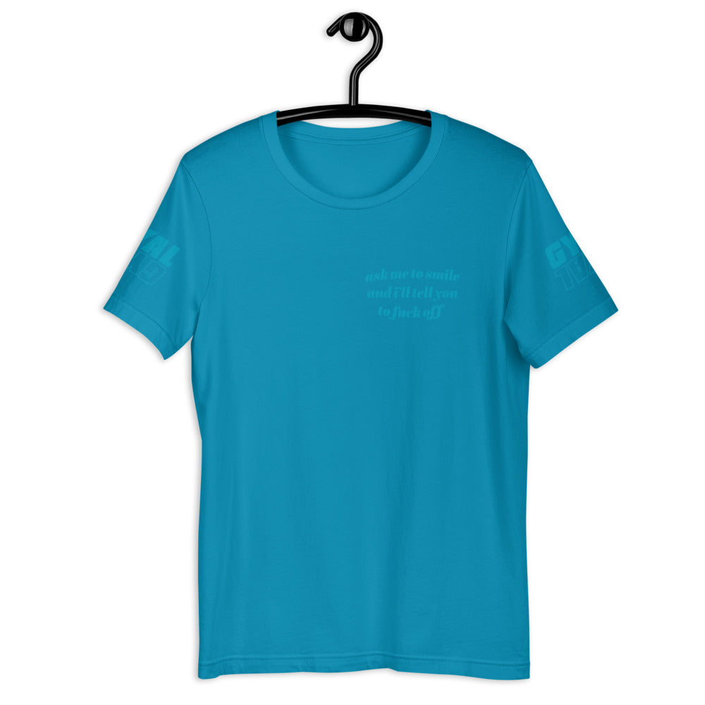 Smile Chromatic Branded Tee - Blues