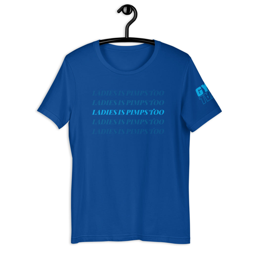 Ladies Is Pimps Too Chromatic Branded Tee - Blues