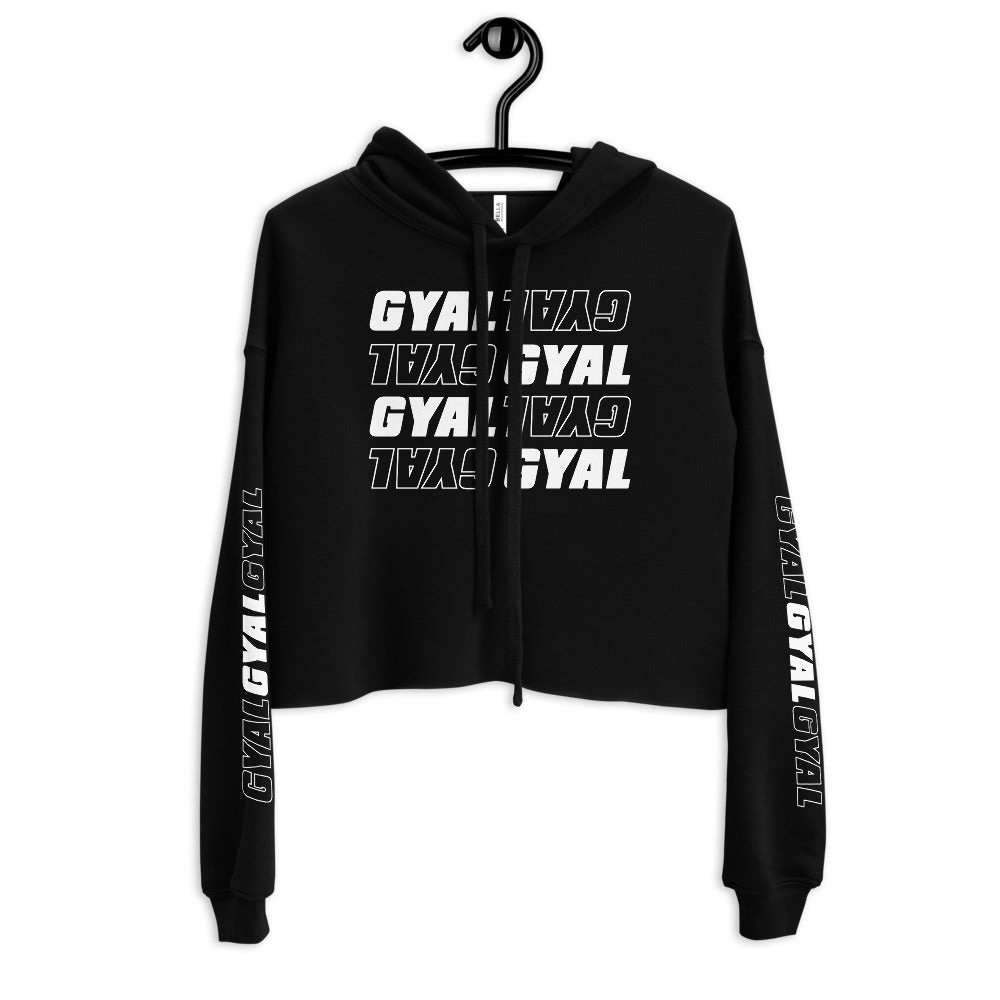 Say It 8x Gyal Branded Crop Hoodie - Basics