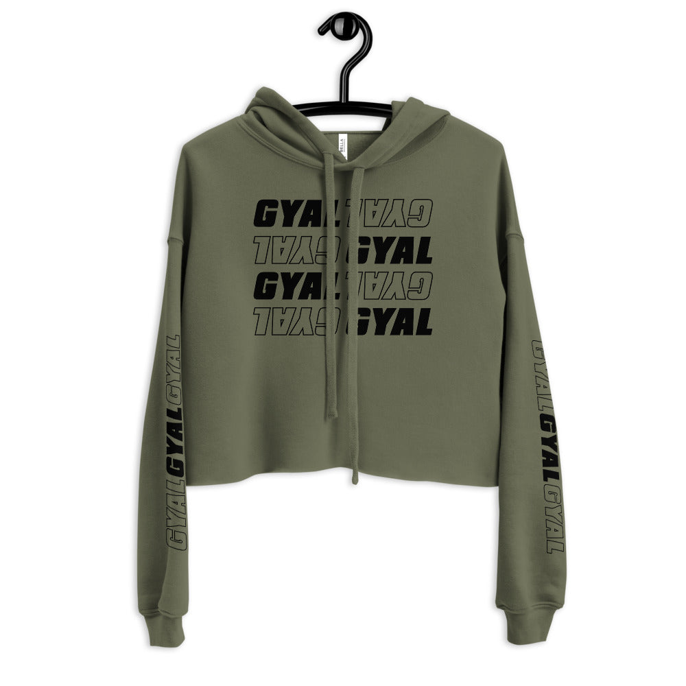 Say It 8x Gyal Branded Crop Hoodie - Basics