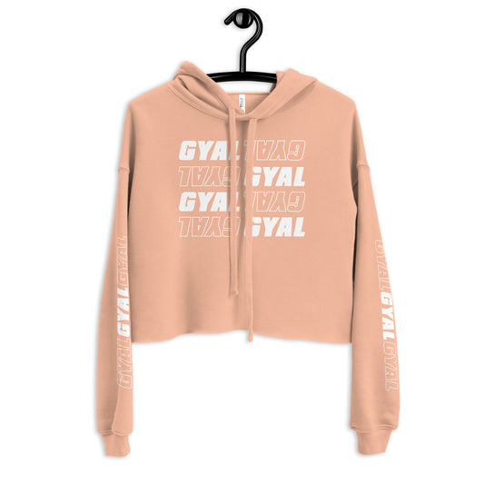 Say It 8x Gyal Branded Crop Hoodie - Basics