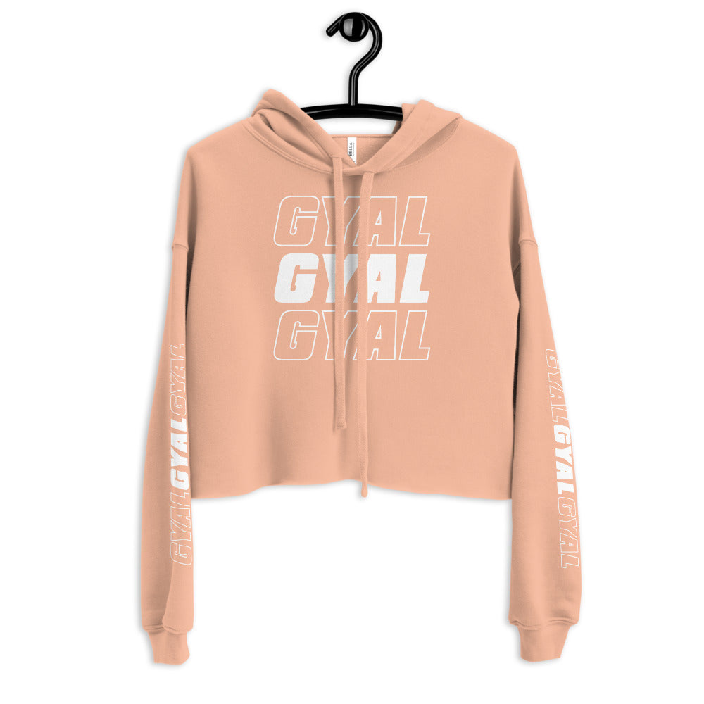 Say It 3x Gyal Branded Crop Hoodie - Basics