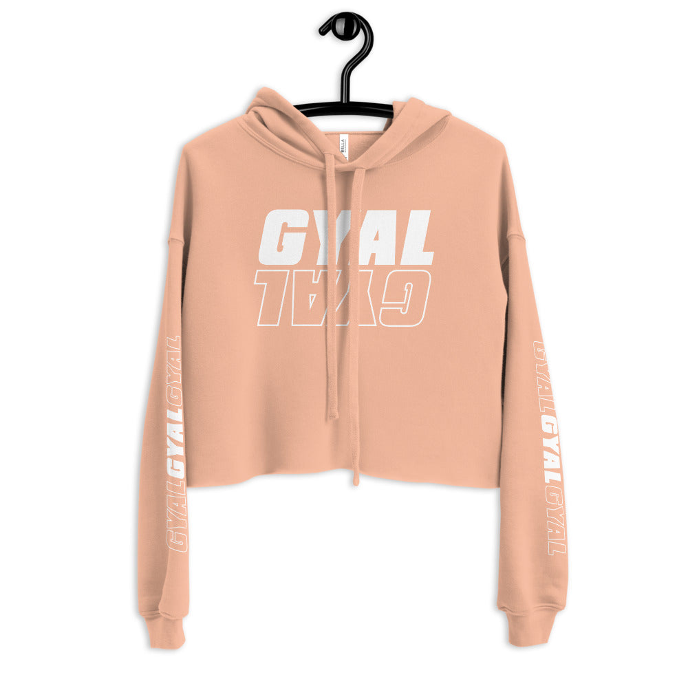 Say It 2x Gyal Branded Crop Hoodie - Basics