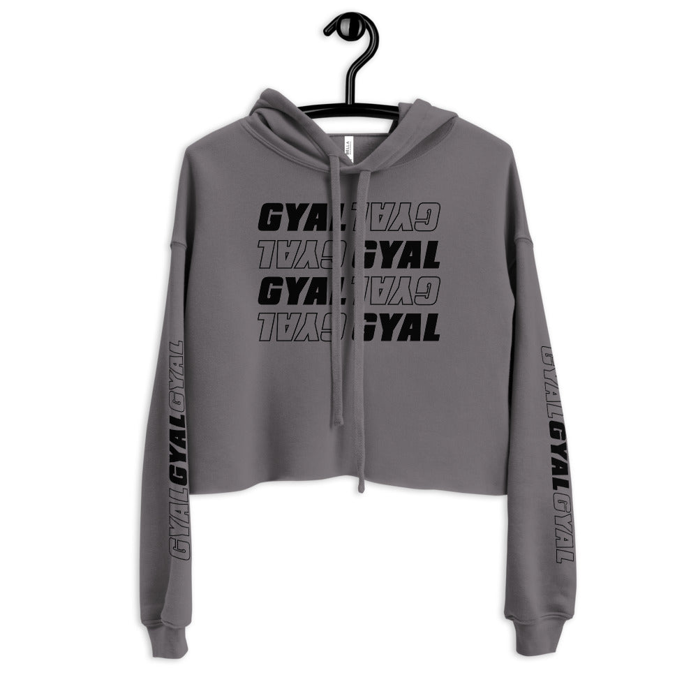 Say It 8x Gyal Branded Crop Hoodie - Basics