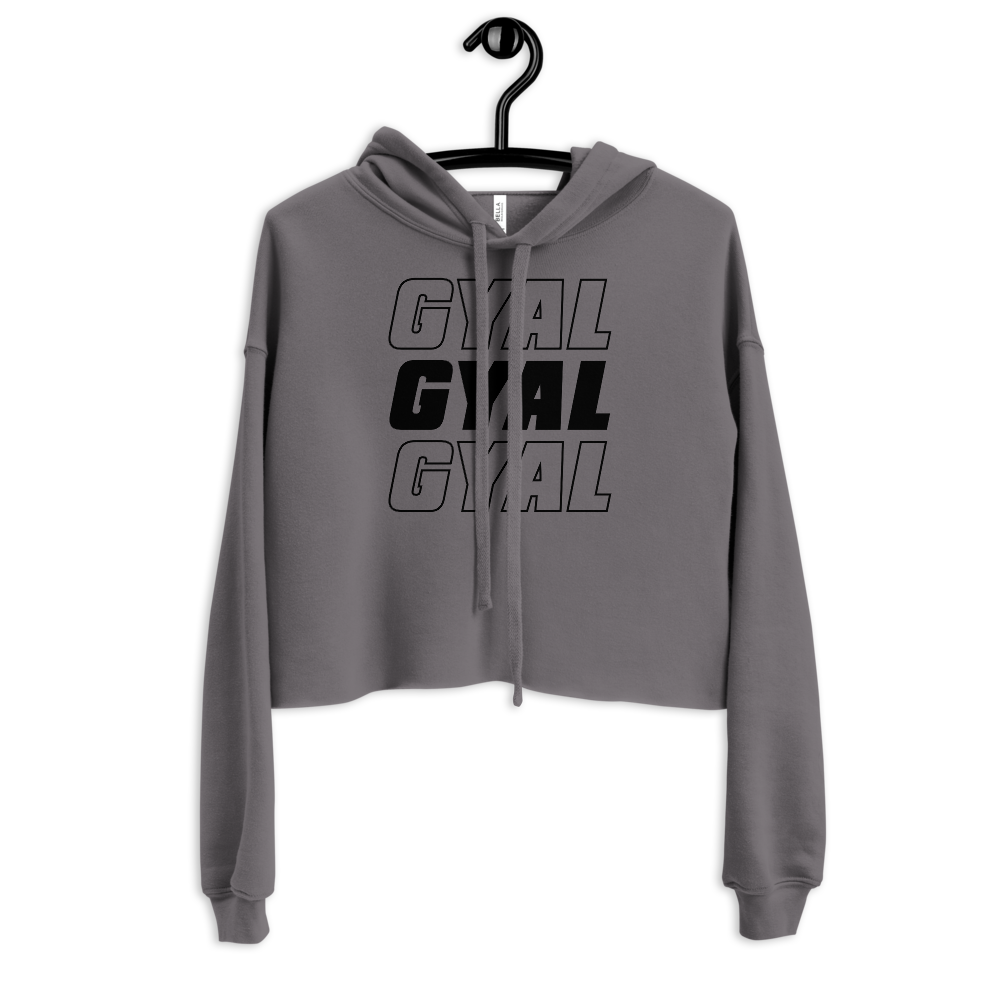 Say It 3x Gyal Crop Hoodie - Basics