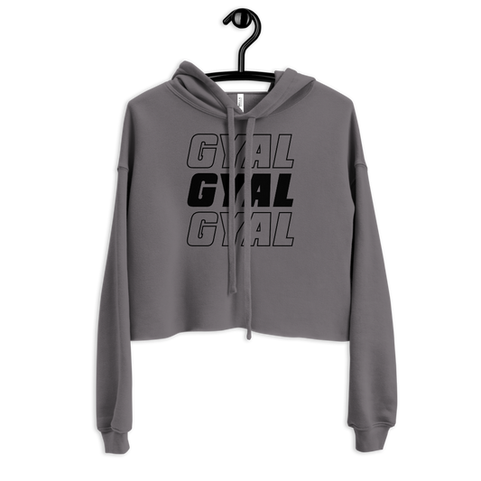 Say It 3x Gyal Crop Hoodie - Basics